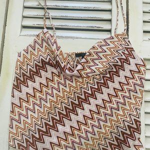 Woven Top, Cami/Orange/Multi Forever 21 Draped top